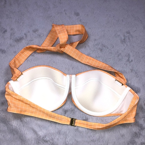 NWOT Charlie by Matthew Zink Orange Bikini Top - Picture 3 of 8